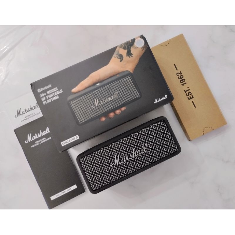 Marshall Emberton II Black and Steel มือสอง ประกันศูนย์ 10 เดือน