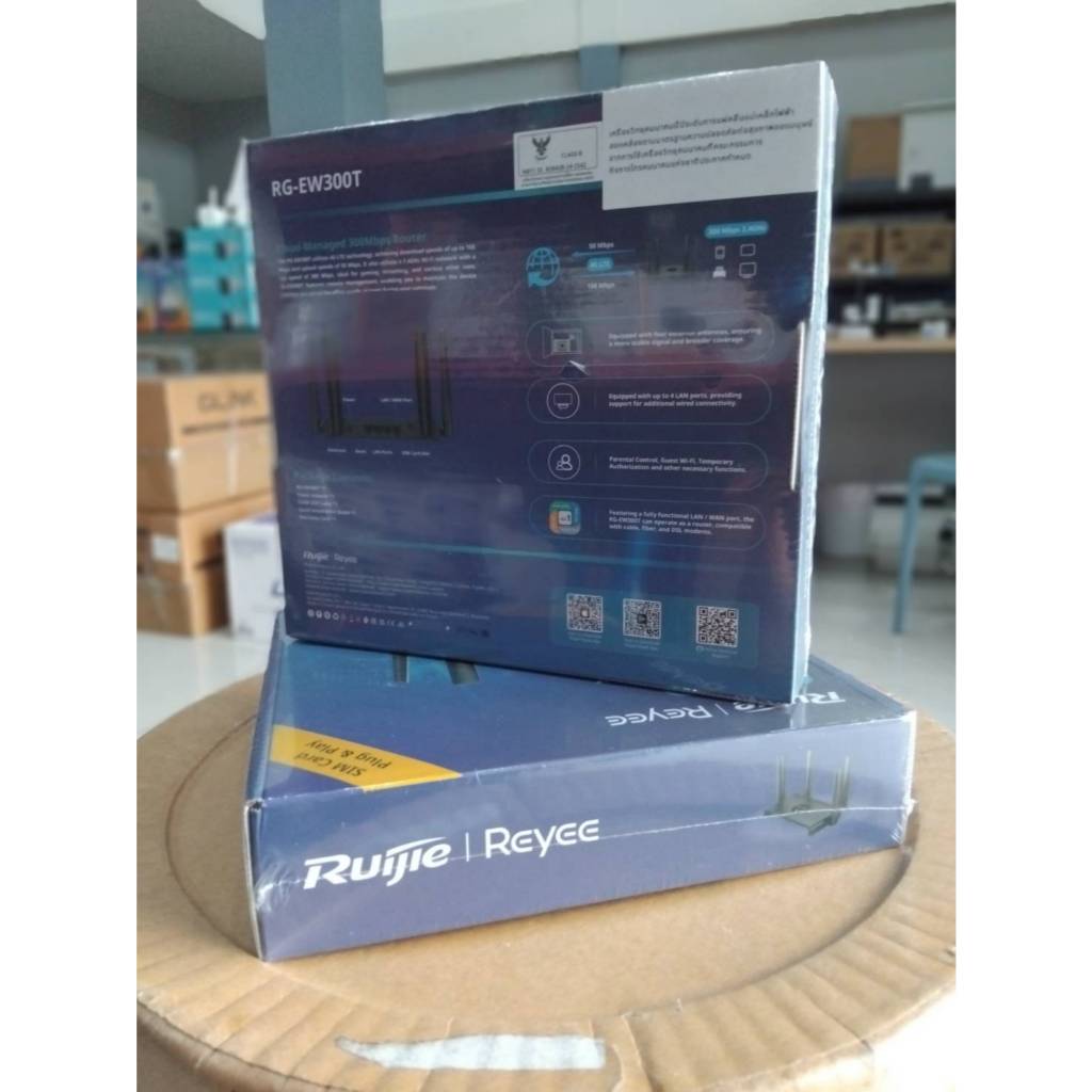 Ruijie RG-EW300T เราเตอร์ 4G LTE ไร้สายแบบ N300