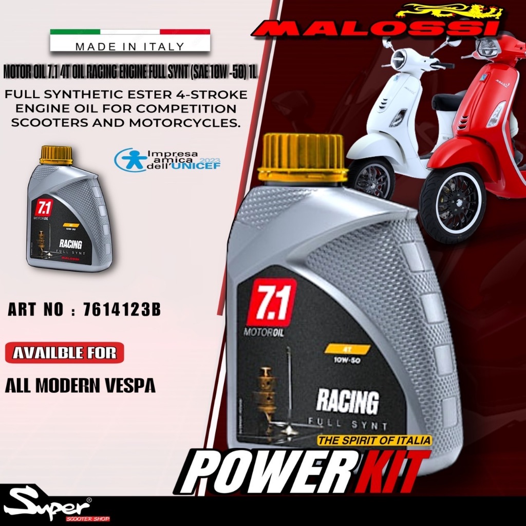 motor oil 7.1 4t oil racing engine full synt (sae 10w - 50) 1l  Code: 7614123b