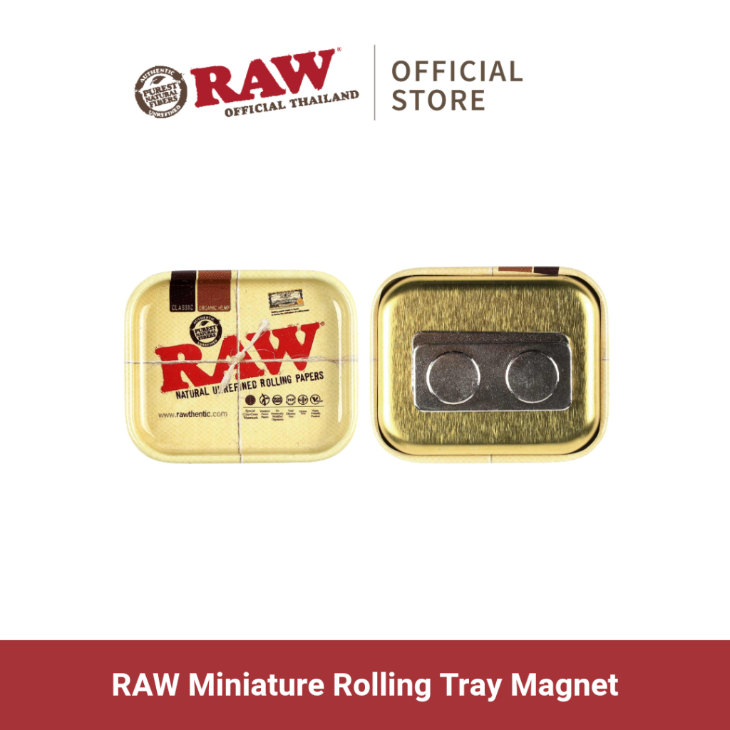 เข็มกลัด RAW MINIATURE ROLLING TRAY – Magnet เข็มกลัดแม่เหล็กขนาดกะทัดรัด พกพาสะดวก