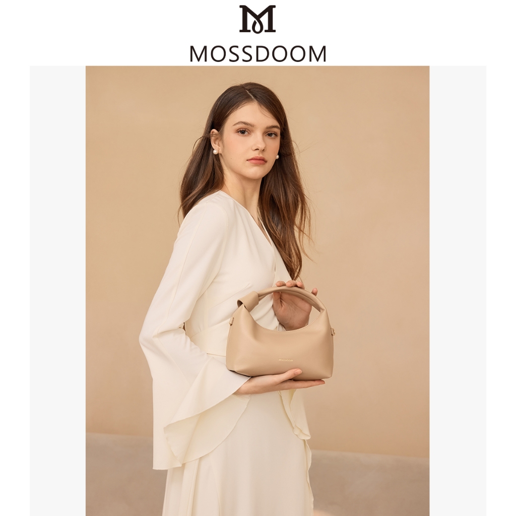 MOSSDOOM Rhea Bag กระเป๋าถือสะพายข้างสำหรับผู้หญิง เรียบง่าย สง่างาม และมีสไตล์