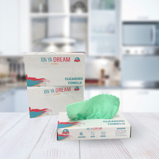 ทิชชู่ผ้าทำความสะอาด ผ้าไมโครไฟเบอร์ ผ้าอเนกประสงค์ 1 กล่อง …
