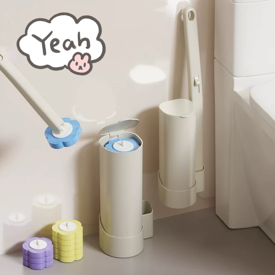 แปรงขัดห้องน้ำใช้แล้วทิ้ง แปรงขัดส้วม แปรงขัดห้องน้ำ ใช้แล้วทิ้ง พร้อมแผ่นน้ำยาในตัว Dream house