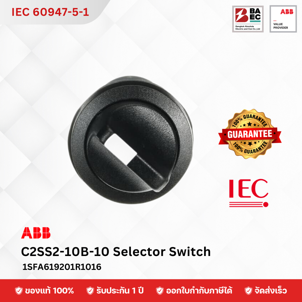 ABB สวิตช์เลือกตำแหน่ง Selector C2SS2-10B-10