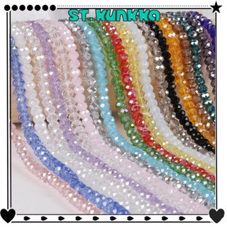 ชิ้นลูกปัดแก้วคริสตัล โปร่งแสง หลากสี ลูกปัดแก้วคริสตัล 3/4/…