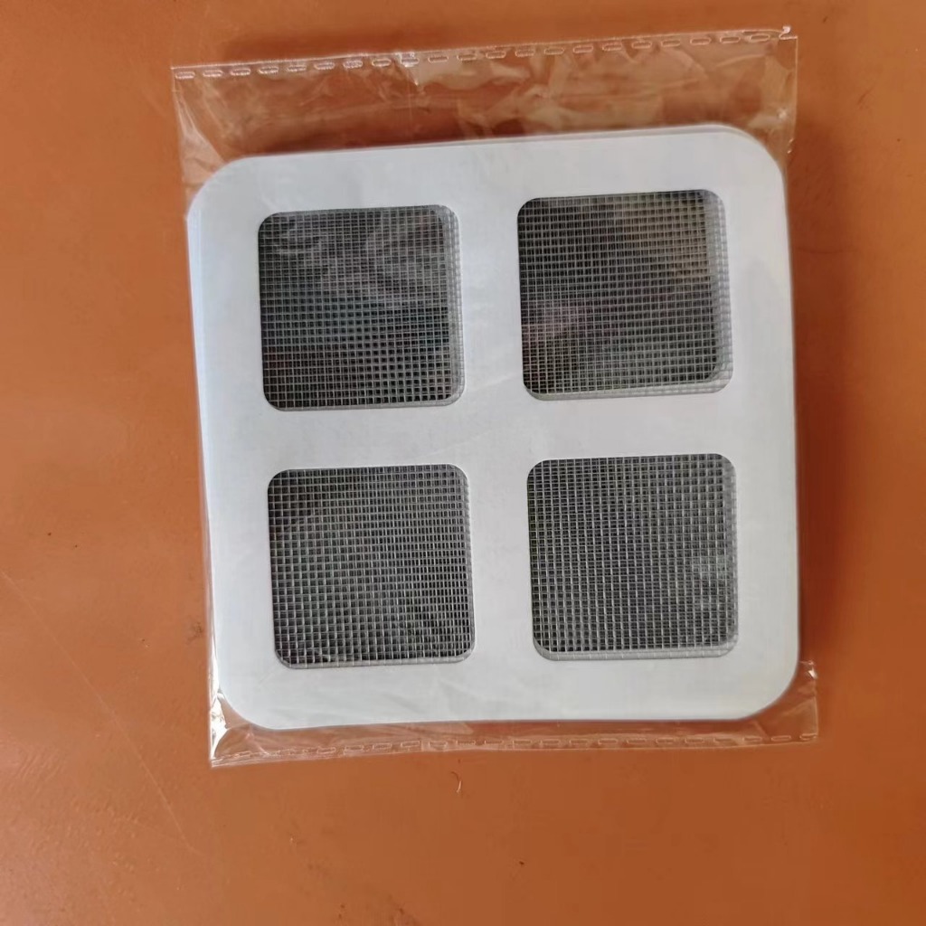10 แผ่น ที่ปิดท่อ สติ๊กเกอร์ตาข่าย  ป้องกันแมลง ดักเศษผม  ตะแกรงกรองระบายน้ำ ป้องกันการอุดตัน - รูปที่ 3