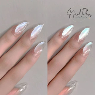 ผงมุก ขัดเล็บ ผงเหลือบมุก ผงมุกใส เปลี่ยนตามสีพื้น (พร้อมส่ง)