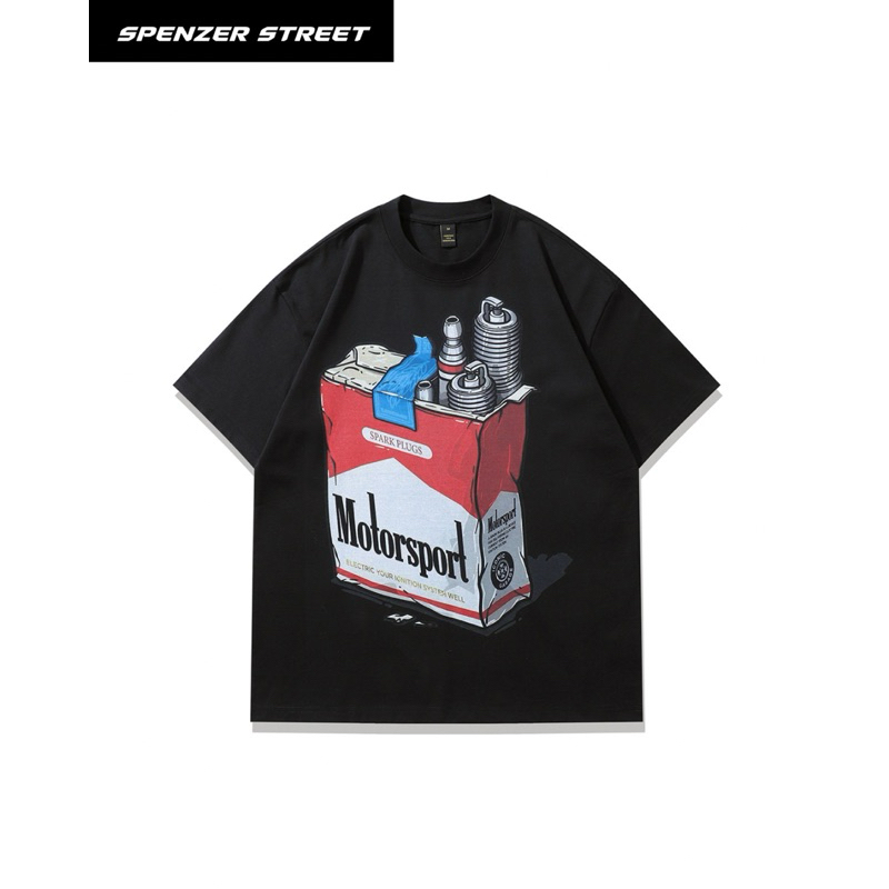 [พร้อมส่ง] Spenzer.street |  06 Sport Jersey🖤โอเวอร์ไซส์ เสื้อผ้าสตรีท เนื้อผ้าดี คุณภาพเยี่ยม ทันกระแส 2026ขายดี