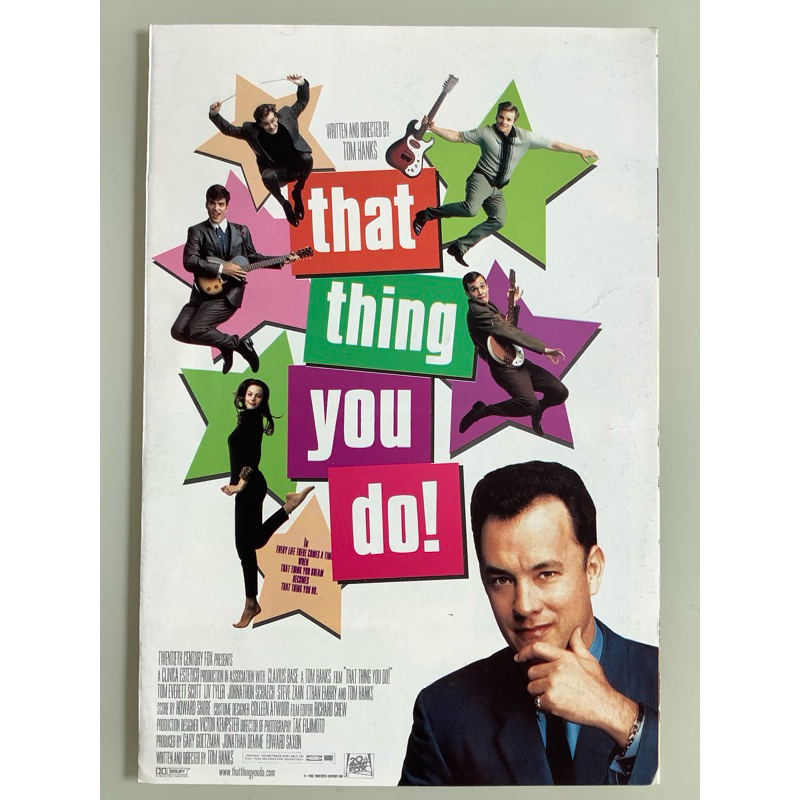 NO.073 handbillมือสอง THAT THING YOU DO - 1997 20TH CENTURY FOX