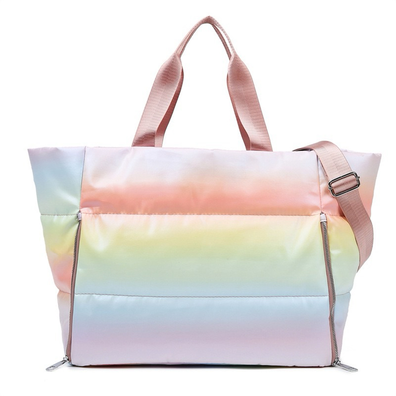 [พร้อมส่ง] 🧳กระเป๋าฟิตเนส กระเป๋าอเนกประสงค์สไตล์มินิมอล รุ่น Puffy Bag จุของได้เยอะ วัสดุทนทาน กันน้ำ มีช่องใส่ของเปียก