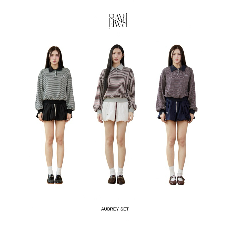 Roomry.n - Aubrey set polo & skirt เสื้อโปโล กระโปรง ‼️ขายแยกชิ้น