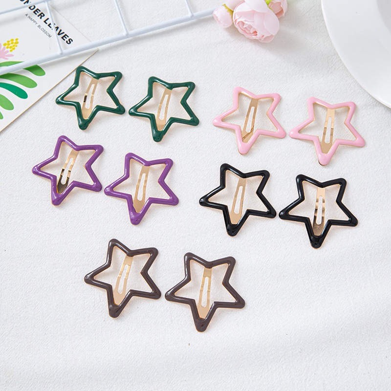 Rubuyou  กิ๊บติดผม รูปดาว น่ารัก แวววาว สไตล์เกาหลี แฟชั่นสําหรับผู้หญิง กิ๊บหนีบผม-ส่งเร็วจากไทย🚚