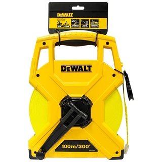 💥แท้ ส่งด่วน💥DEWALT เทปวัดไฟเบอร์กลาส ขนาด 100 เมตร รุ่น DWHT34067-30 เทปวัดสายไฟ มีมาตราวัด 2 ด้าน เทปวัดระยะ