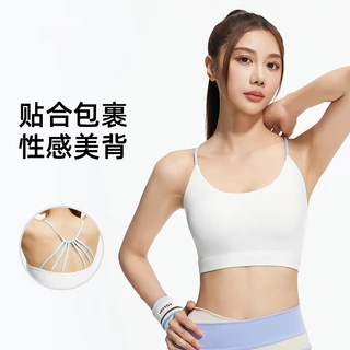 เสื้อบราโยคะ SportBra สปอร์ตบราออกกำลังกาย สายเดี่ยวไขว้หลังสายทูโทน ทรงใหม่สวยใส่สบายทรงสวย บราเย็บติด JYMN068