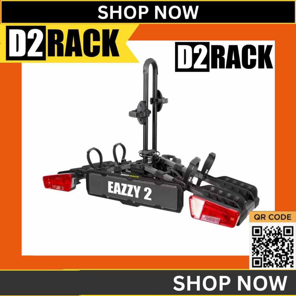 แร็คจักรยานท้ายรถ BUZZ RACK รุ่น Eazzy 2 ที่วางจักรยานท้ายรถยนต์ (พับได้)