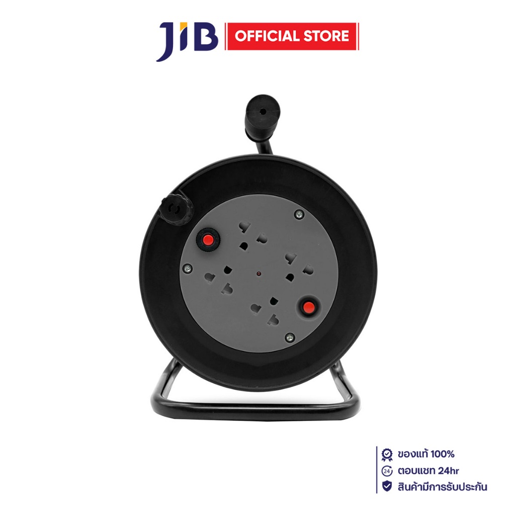 PLUG (ปลั๊กไฟ) VOX NOVA SERIES NR10M 4 OUTLET 2 SWITCH 10 METER 3500 WATT - BLACK (F5ST3-NOR1-L010)