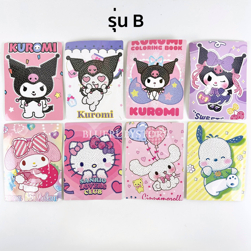 พร้อมส่ง💕 ครอสติสคริสตัล DIY ภาพติดเพชร 5D Diamond Painting ครอสติช ปักเพชร| Bluerubystore