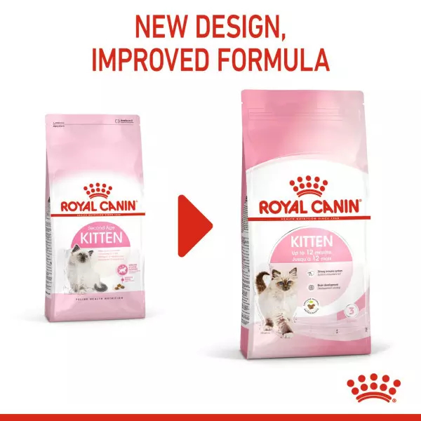 *ส่ง24ก.พRoyal Canin Kitten 10kg อาหารเม็ดแมว โรยัลคานิน สำหรับลูกแมว อายุ 4-12 เดือน 10 กิโลกรัม  ล๊อตใหม่ - รูปที่ 2