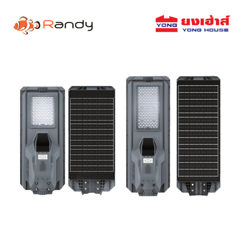 RANDY ไฟโซล่าเซลล์ Top of All in 1 รุ่น Space Light 800W 1200W ไฟถนนโซล่าเซลล์ ไฟถนน โซล่าเซลล์