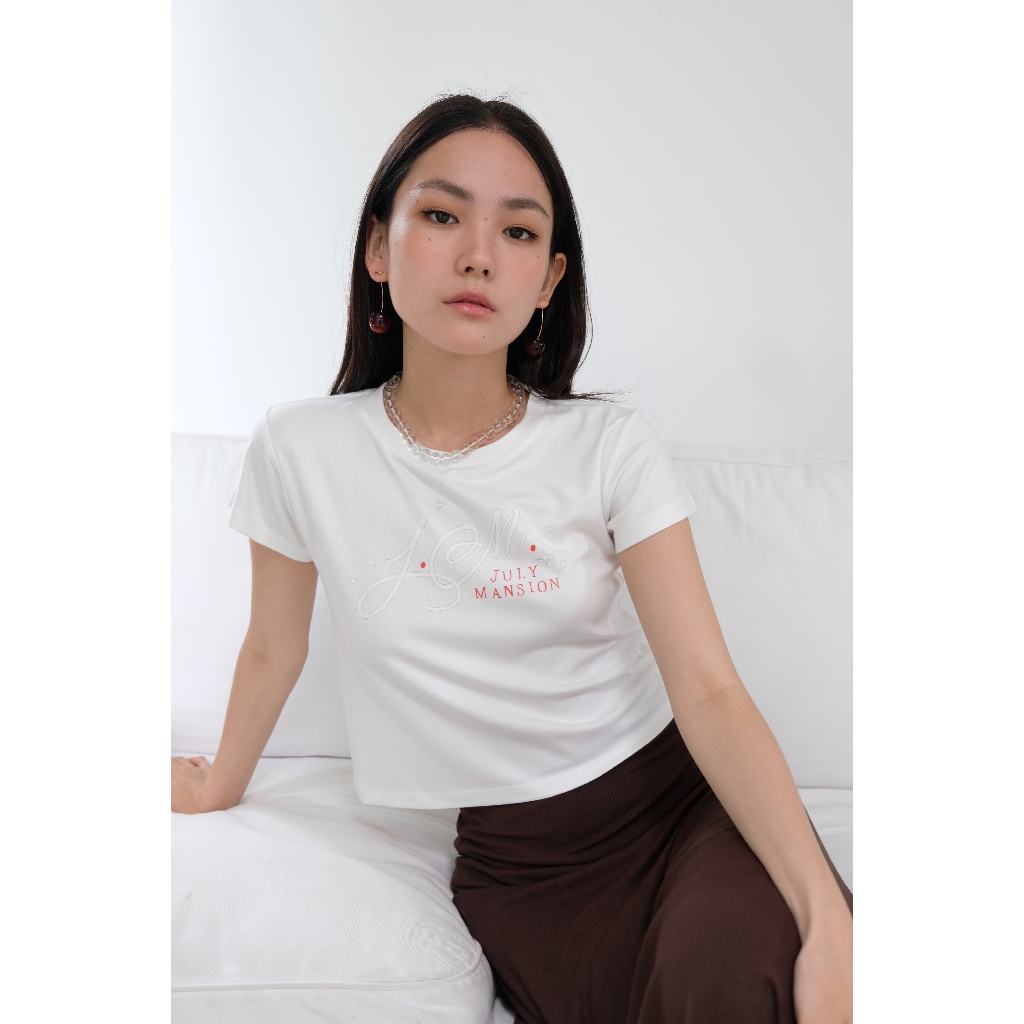 (The July Mansion) Baby Tee - JLMS