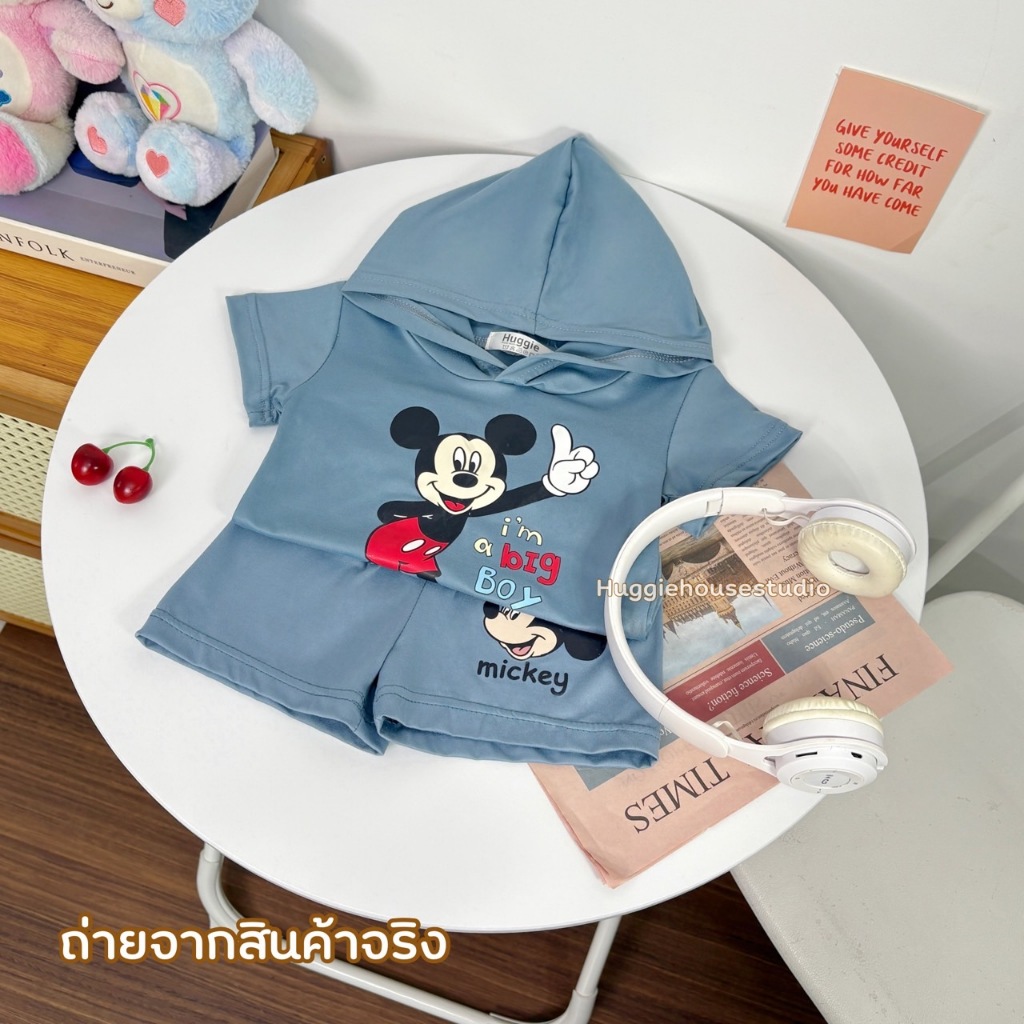 พร้อมส่ง ย46-ย49 4556  ชุดเซ็ทฮู้ดขาสั้น