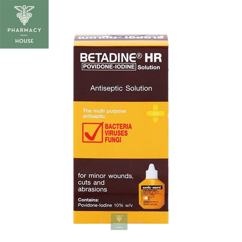 Betadine HR เบตาดีน ยาใส่แผล 15 ซีซี