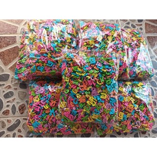 ตัวอักษรอังกฤษและไทยรวมสระ ถุงละ100กรัมและ500กรัม ติดพวงกุญแ…