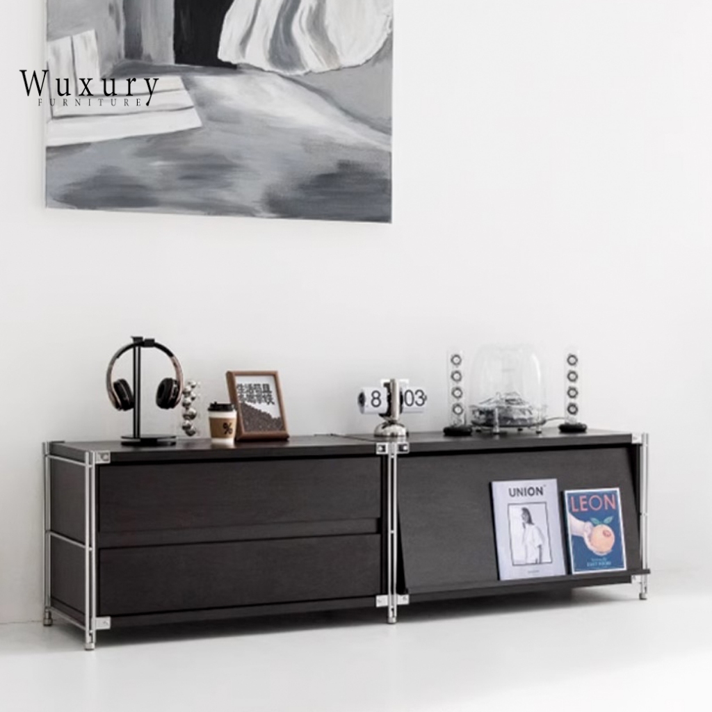 Wuxury Furniture ตู้วางทีวี ตู้อเนกประสงค์ ตู้เก็บของ cozy ส่งฟรี