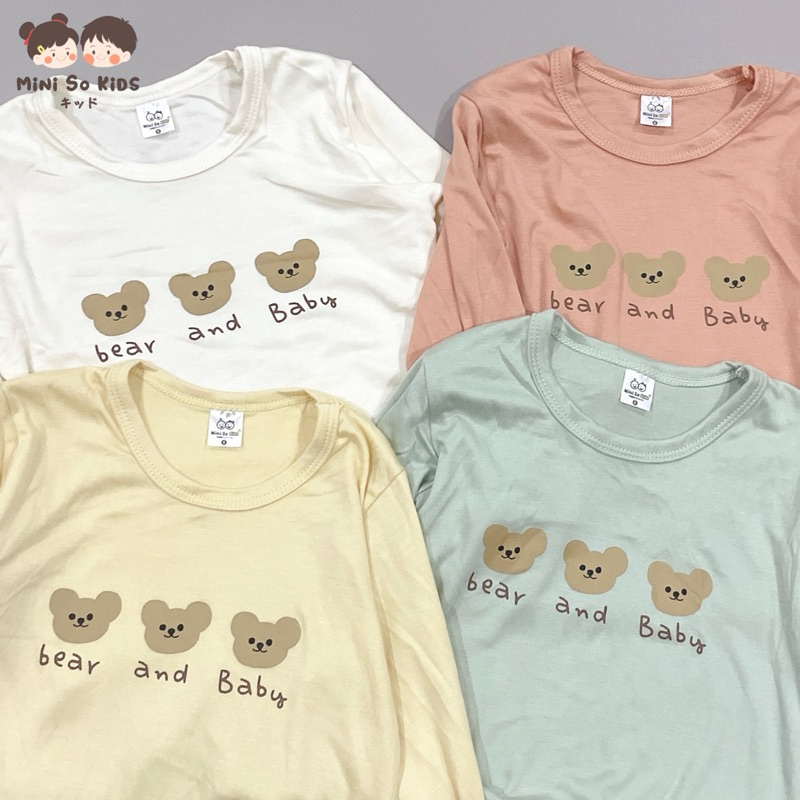เสื้อแขนยาวเด็ก รุ่น Bear and baby