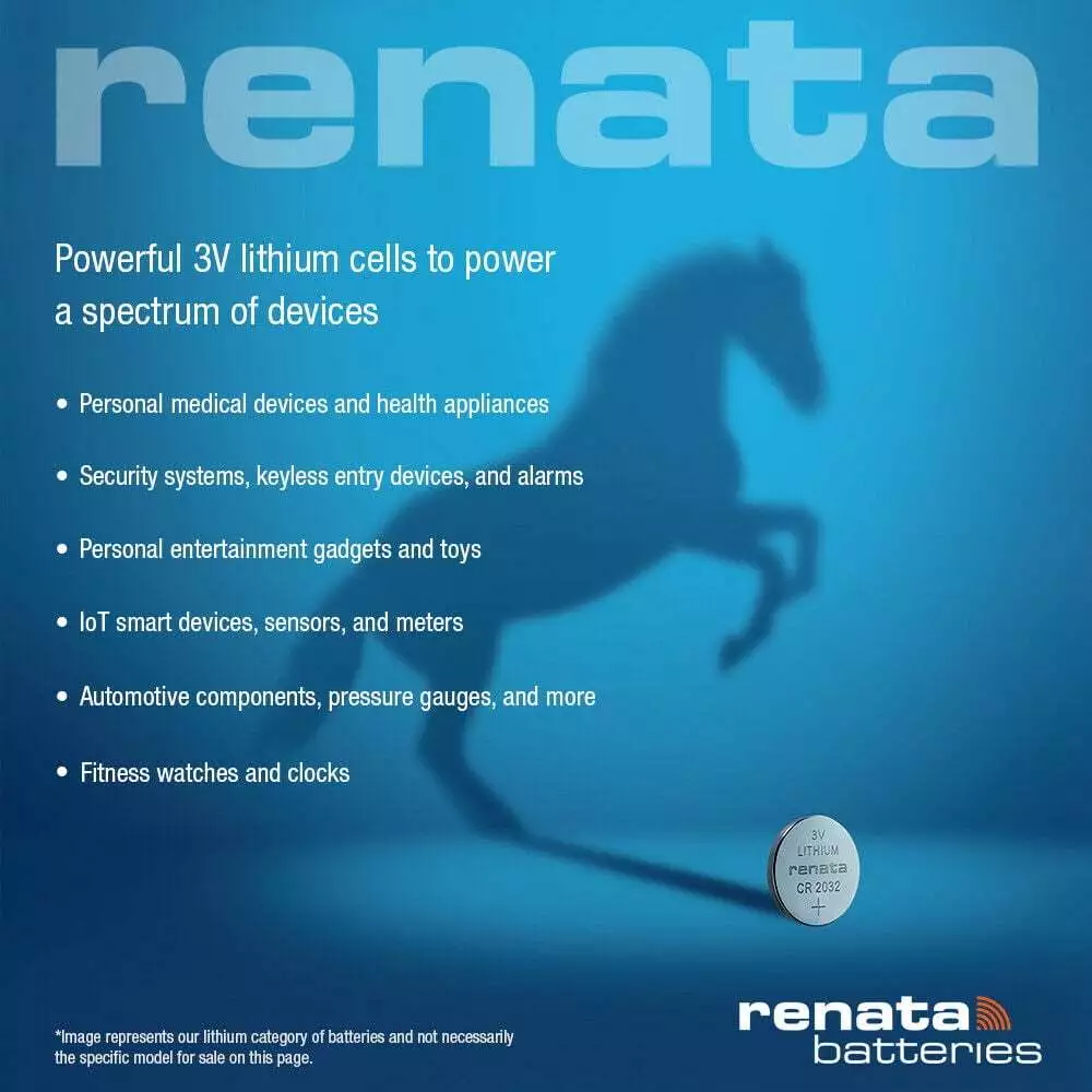 ถ่านกระดุม RENATA CR2032 3V thumbnail 5
