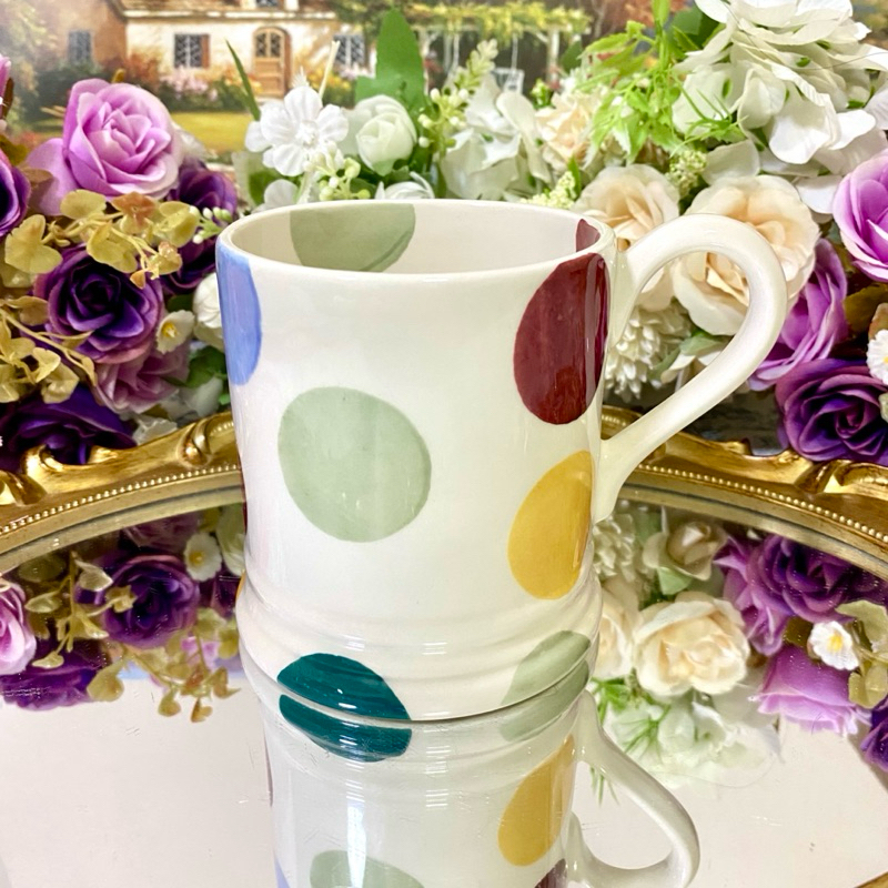 Emma Bridgewater Big Polka Dot 1/2 Pint Mug แก้วมัก