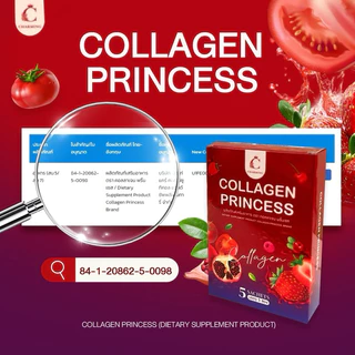 collagenprincess(คอลลาเจนบำรุงผิวเห็นผลไวx3เท่า)สกัดเข้มข้นไม่คาวรสชาติอร่อย