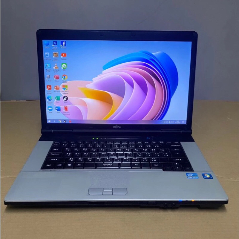 โน๊ตบุ๊คมือสอง Notebook Fujitsu E741/A561 intel core i5-2520(RAM:4GB/HDD:250GB)ขนาด15.6 นิ้ว