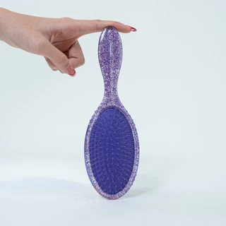 TITANIA Glitter Luxe Brush Sparkle หวีกลิตเตอร์ ขนแปรงนุ่ม ถนอมเส้นผม นำเข้าจากเยอรมัน