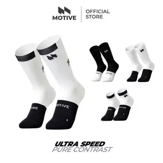 MOTIVE SOCK ULTRA SPEED ถุงเท้าวิ่ง รุ่น Pure Contrast ถุงเท้ากีฬา ถุงเท้าวิ่ง