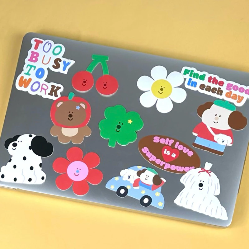 Bringhome Jumbo Sticker Vol.02 สติ๊กเกอร์ชิ้นใหญ่ ติดคอม ติดไอแพด กันน้ำ