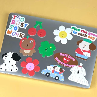 Bringhome Jumbo Sticker Vol.02 สติ๊กเกอร์ชิ้นใหญ่ ติดคอม ติดไอแพด กันน้ำ