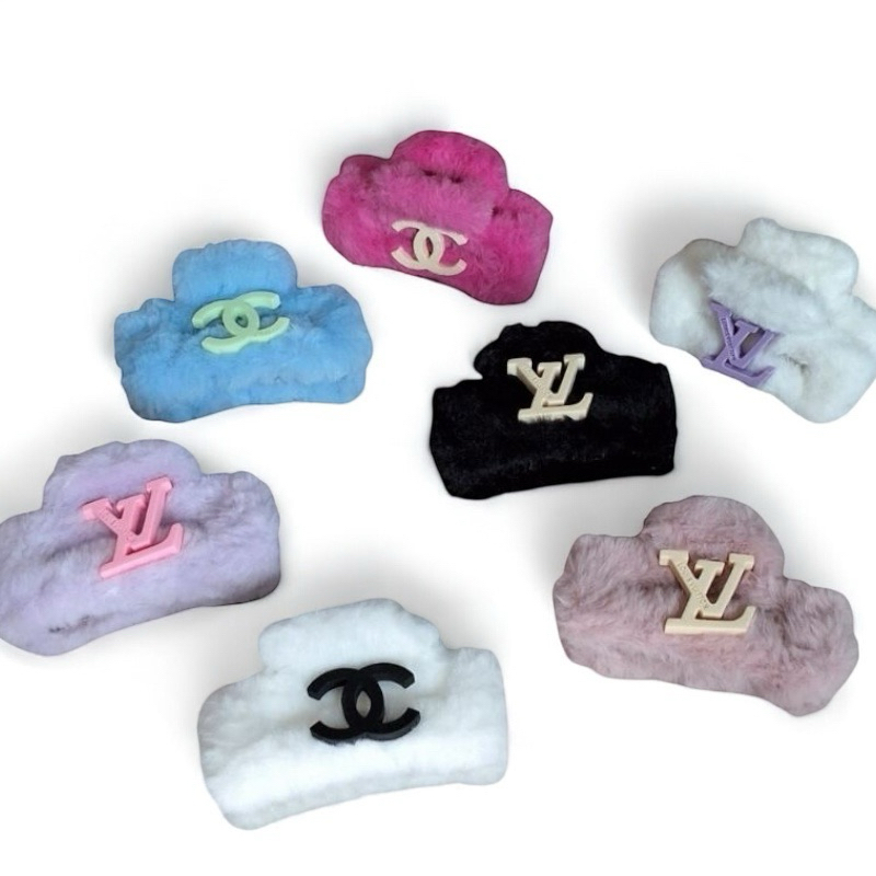 กิ๊บติดผม กำมะหยี่ขนนิ่มผ้าวูล ลายตัวอักษรแฟชั่นทันสมัย หนีบผมใหญ่สไตล์เกาหลี ที่หนีบผมเครื่องประดับผม