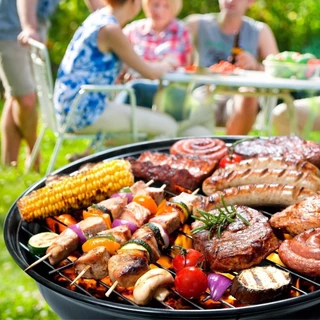 เตาปิ้งย่างบาร์บีคิว เตาปิ้งย่างกลางแจ้ง Charcoal BBQ