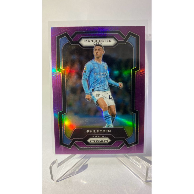 การ์ดนักฟุตบอล Fhil Foden Manchester City Panini PRIZM 2023