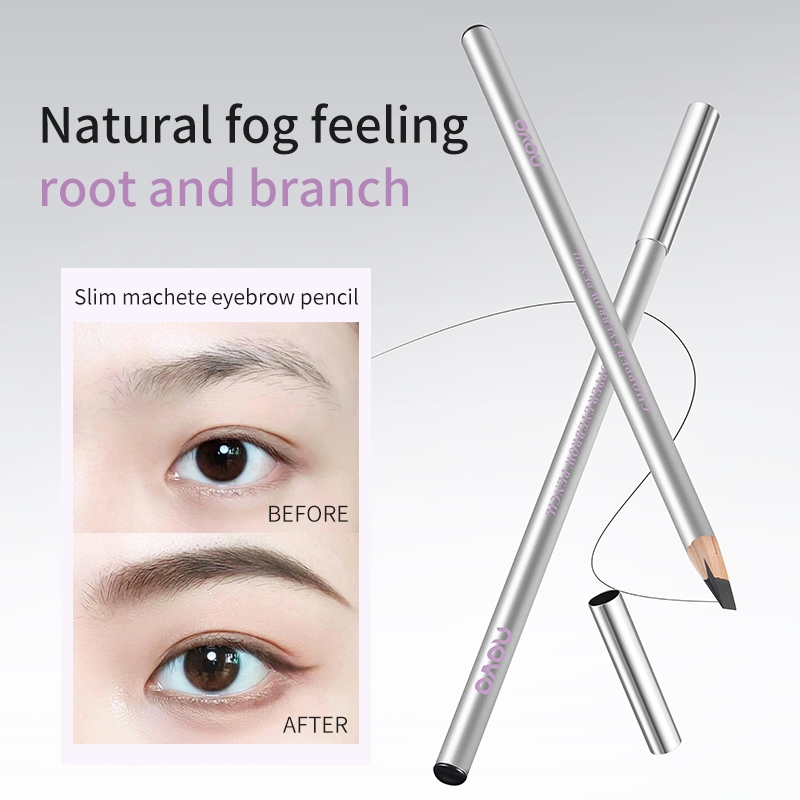 6545 (ใหม่/แท้) NOVO CHOPPER EYEBROW PENCIL ดินสอเขียนคิ้ว ดีไซน์พิเศษ เนื้อดี เขียนง่าย ติดทน กันน้ำ กันเหงื่อ