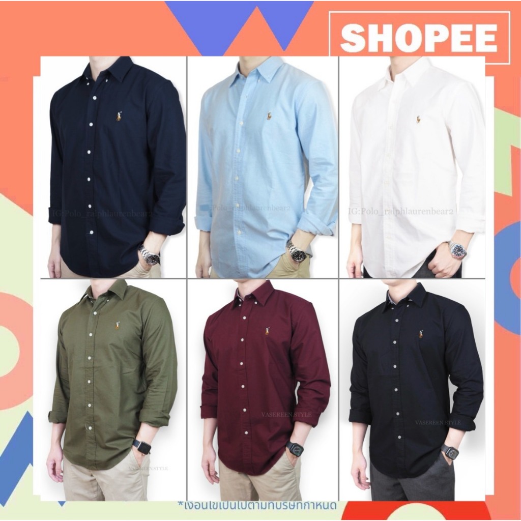 (เสื้อเชิ้ตแขนยาว) RL Oxford Shirt Pony (Mensize)