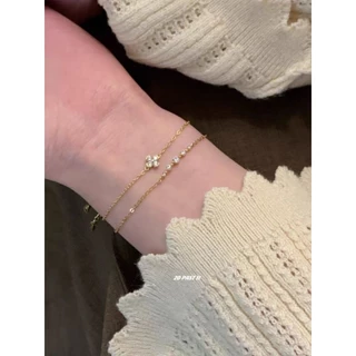 Vogue🌟พร้อมส่ง🌟แฟชั่นสร้อยข้อมือหัวใจพีชสร้างสรรค์สร้อยข้อมือข้อมือที่เรียบง่ายหัวเข็มขัดสร้อยข้อมือโลหะ (BRL-1/BRL-2)