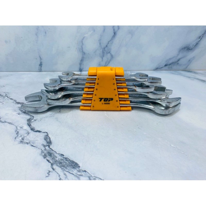 ชุดประแจปากตาย 6 อัน ยี่ห้อ TOP MADE IN JAPAN (Mar29-TOP6)