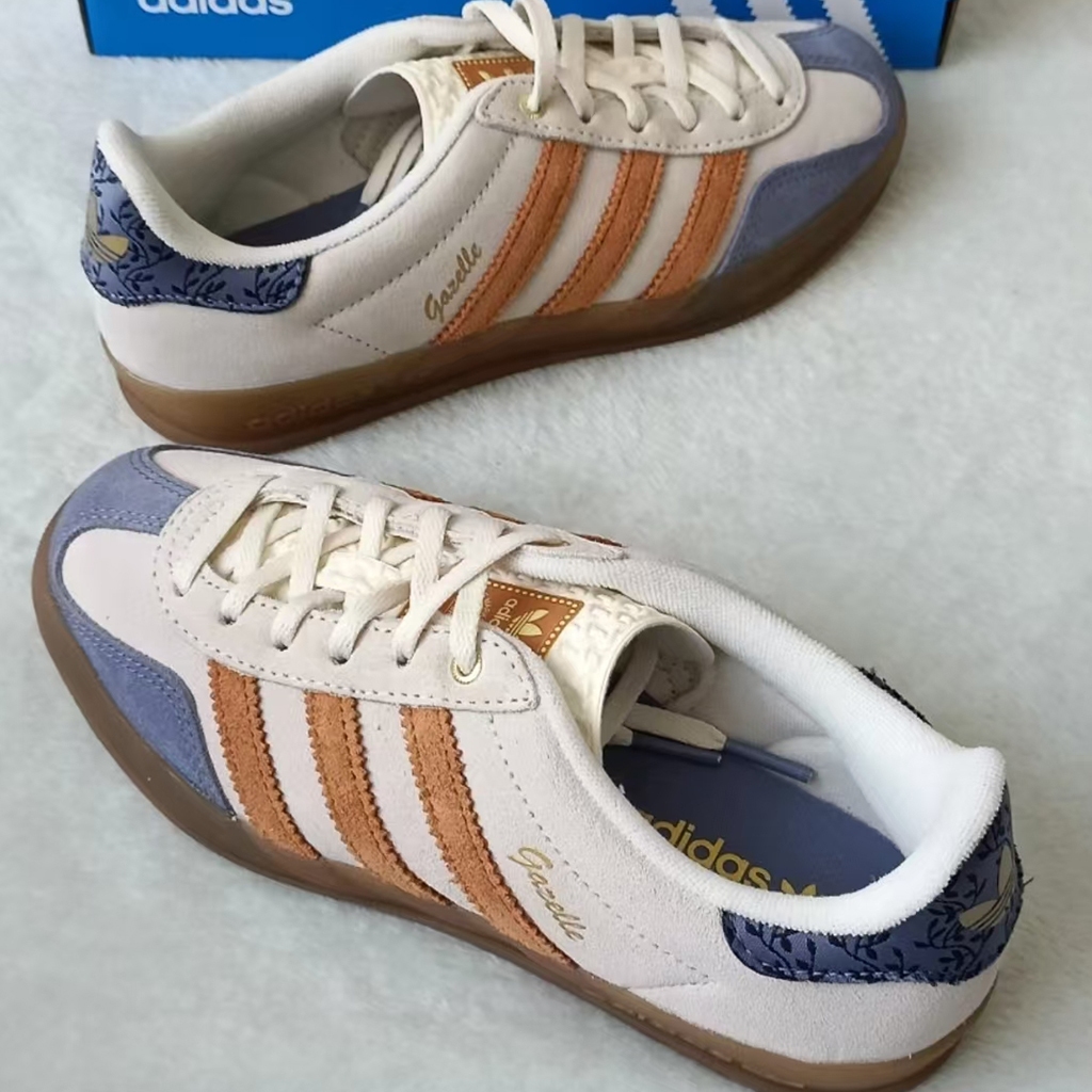 Adidas Originals Gazelle Indoor รองเท้าลำลองใส่สบายแบบยูนิเซ็กส์ IF9646/ID2567/IG1891/JQ0956