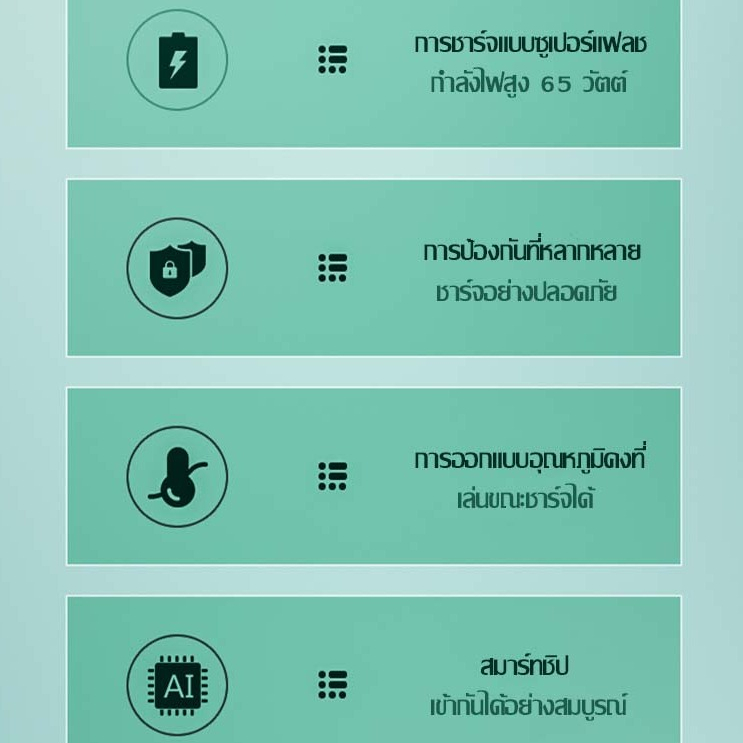 【รับประกันหนึ่งปี】ชุดชาร์จ type c ชุดชาร์จ 65W OPPO VOOC สายชาร์จ OPPO หัวชาร์จ OPPO VOOC สำหรับ F9 F5 R15 R11 R11s R9sp - รูปที่ 5