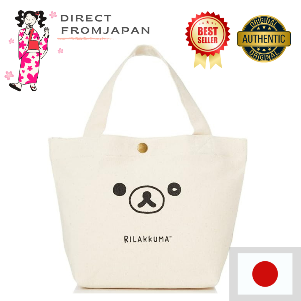 Hapitas San-X Rilakkuma Mini Tote Bag Hand Bag Lunch Bag [ส่งตรงจากญี่ปุ่น]