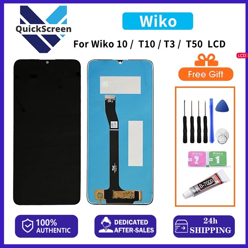 [QuickScreen]หน้าจอ LCD ต้นฉบับสำหรับ Wiko 10 / Wiko T10 / Wiko T3 / Wiko T50 (W-P861-01, W-P861-02)