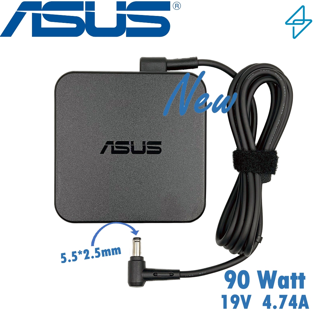 รุ่นใหม่ Asus Adapter ของแท้ Asus R510Z, X550D, X555Q 90W 5.5 สายชาร์จ Asus, อะแดปเตอร์