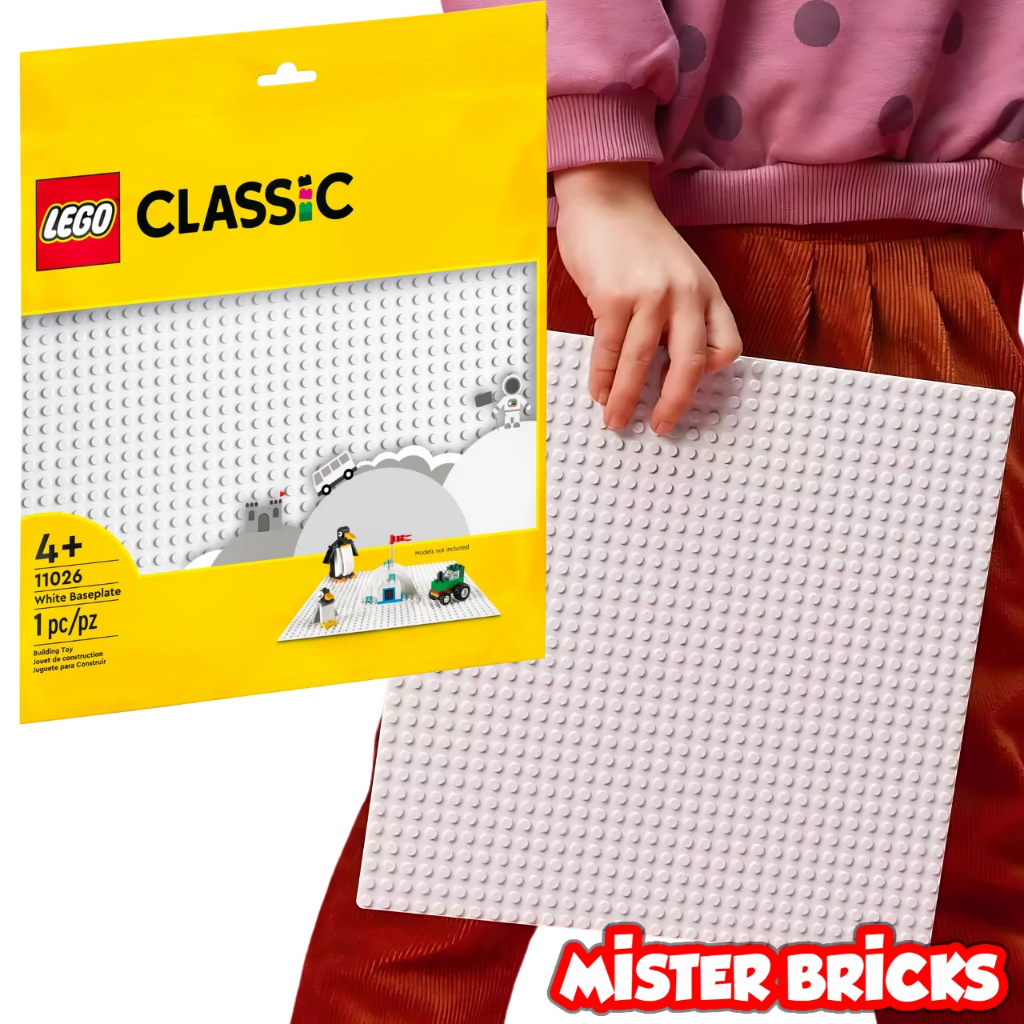 LEGO Classic 11026 White Baseplate 32x32 แผ่นฐาน LEGO สีขาว ของแท้